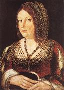 BURGOS, Juan de Lady with a Hare oil painting on canvas